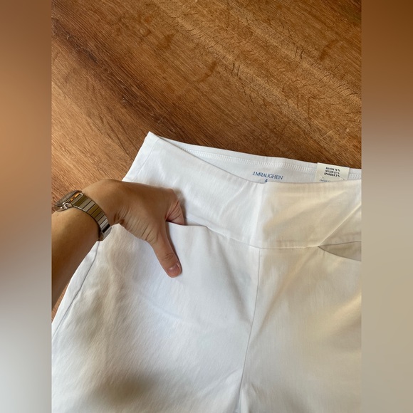 NWT J McLaughlin Romilly pants white size 4 UPF athletic athleisure stretch - Picture 5 of 11